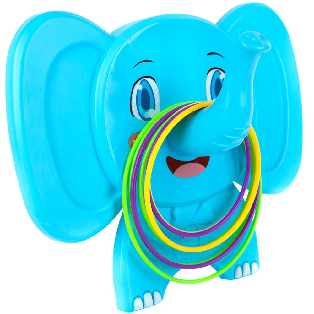 Elephant Ring Toss for Kids, Set of 2 Wall Ring Toss Games, Toss Games for Boys and Girls
