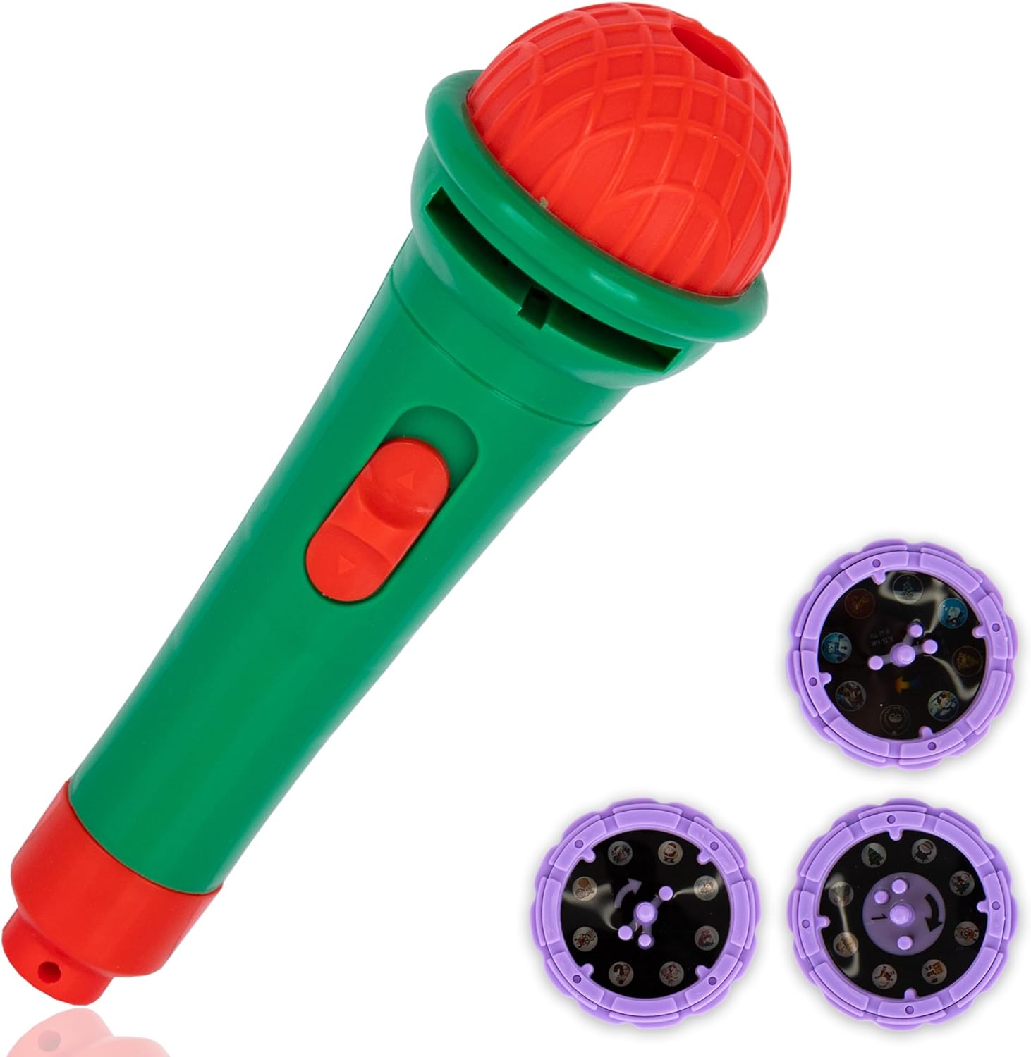 Microphone Shaped Flashlight Projector for Kids - Christmas Magic Proj ...