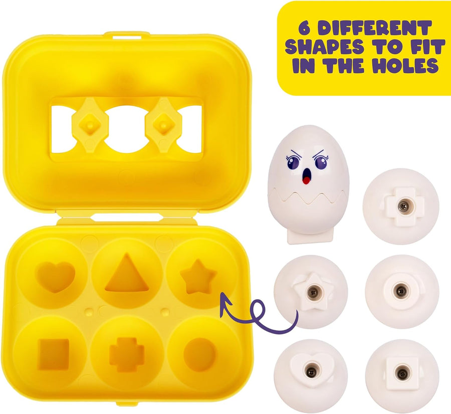Matching Eggs for Easter - Carton of 6 Egg Matching Toys