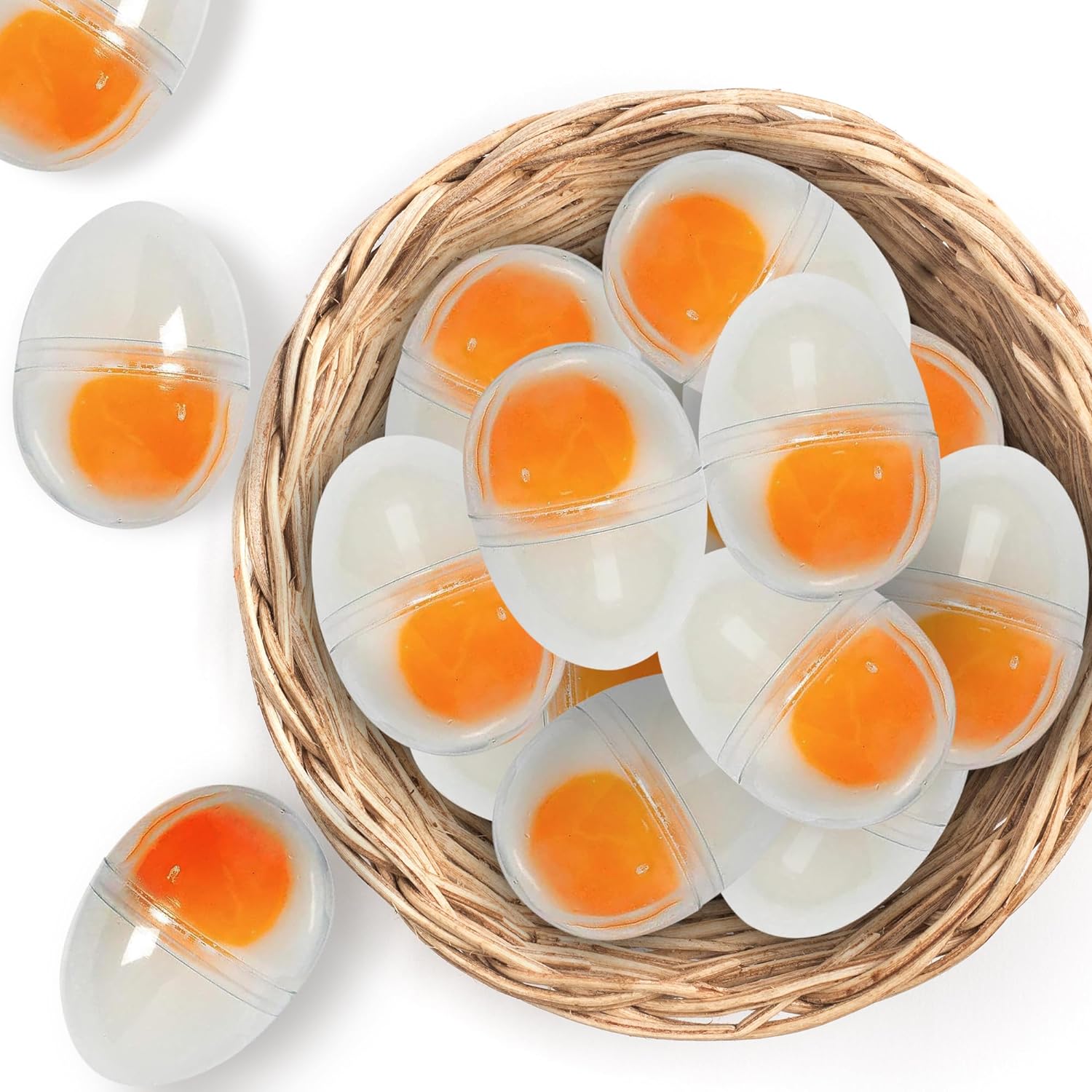 Easter Slime Eggs - Set of 12 Slime Filled Eggs - Pre-Filled Surprise Eggs for Kids with Slime Inside