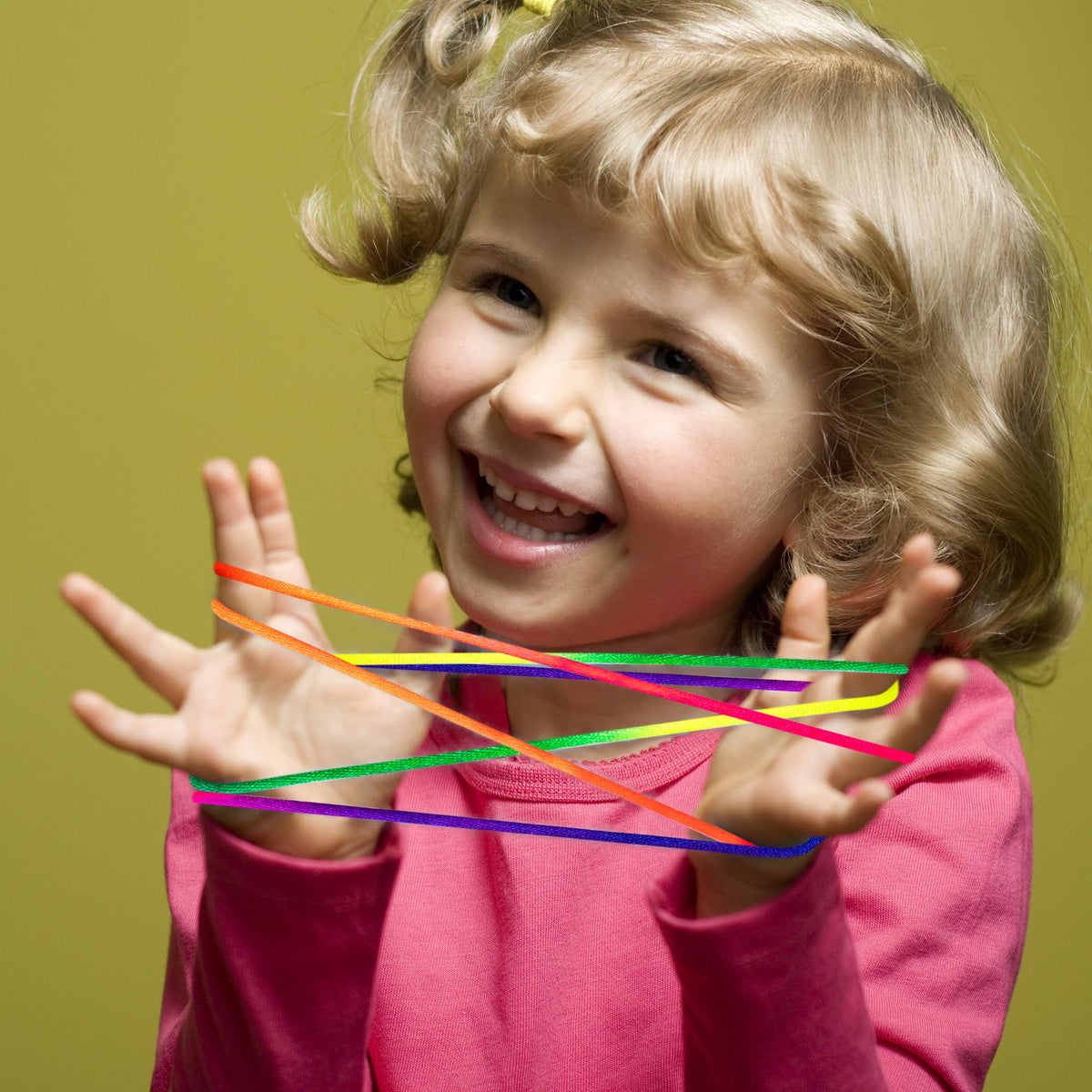 Baby String Game Cat’s Cradle String Game for Kids - Set of 12 Strings for Cats Cradle ...