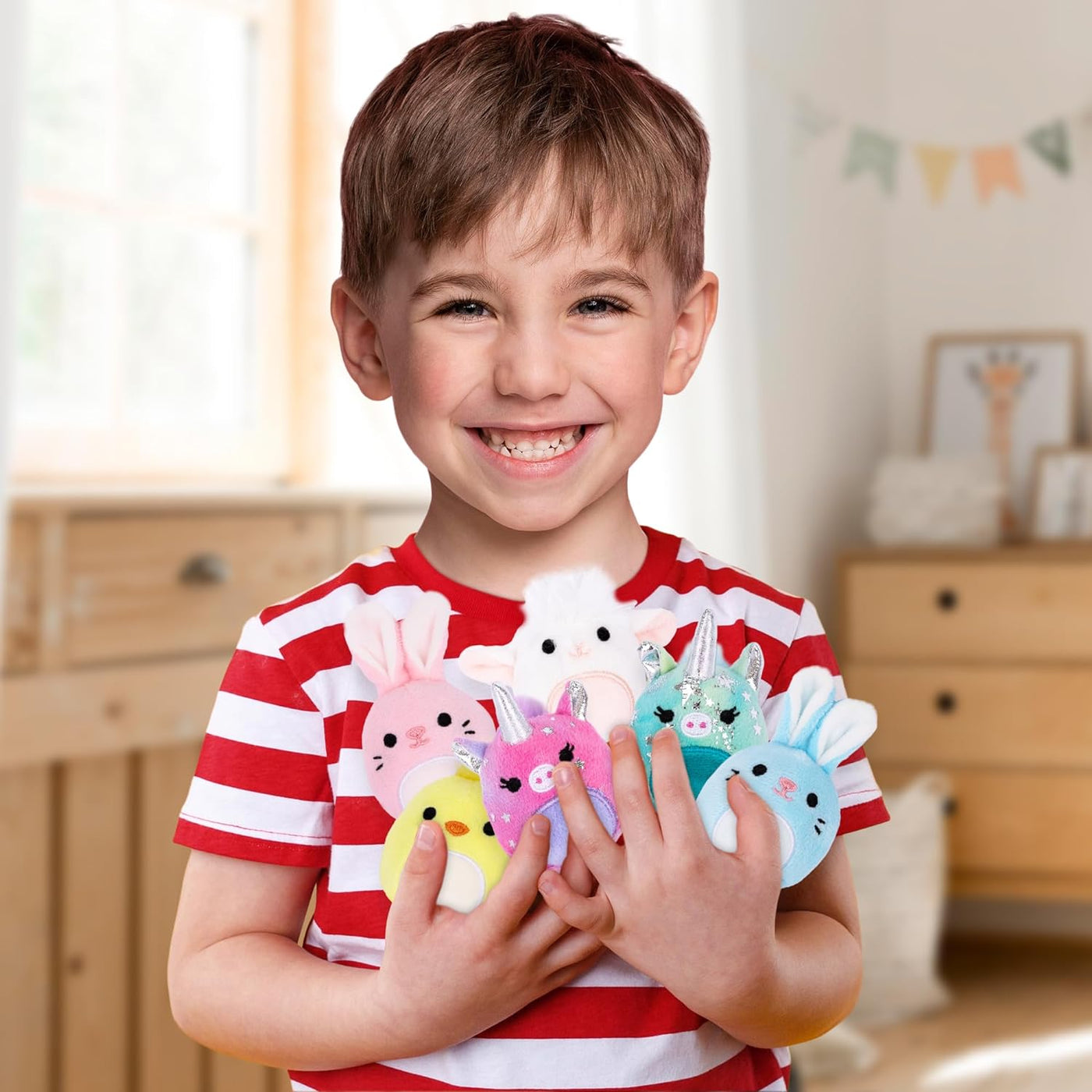 Bulk Easter Stuffed Animals - Set of 6 Plush Easter Toys