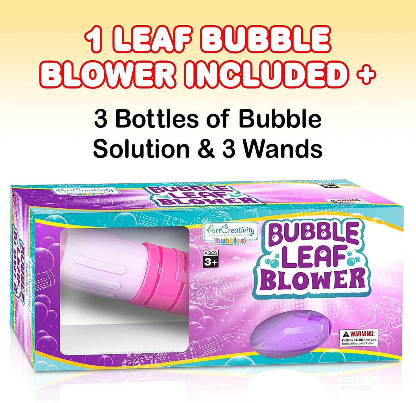 Bubble Leaf Blower, Outdoor Bubble Machine for Toddlers