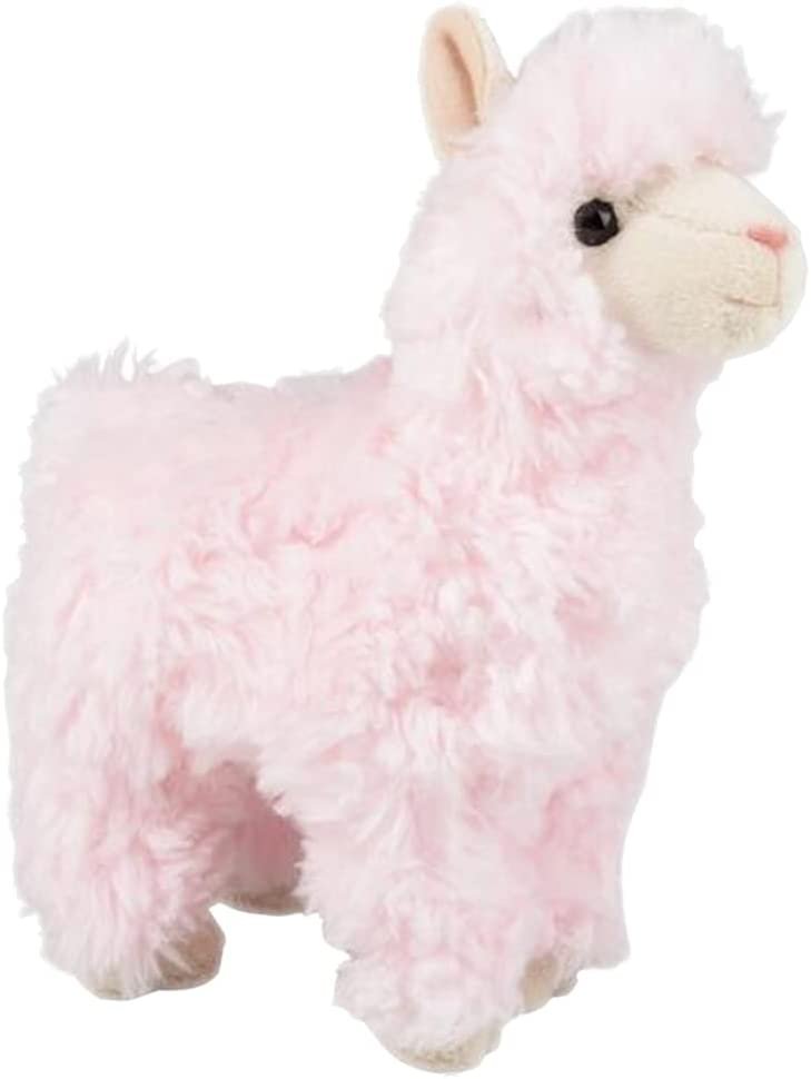 ArtCreativity Pink Alpaca Plush Toy, 1PC, Stuffed Alpaca Stuffed Toy for Kids, Soft and Cuddly Animal Plush with Hard Plastic Eyes, Cute Valentines Day Gift for Her, Bedroom or Nursery Décor