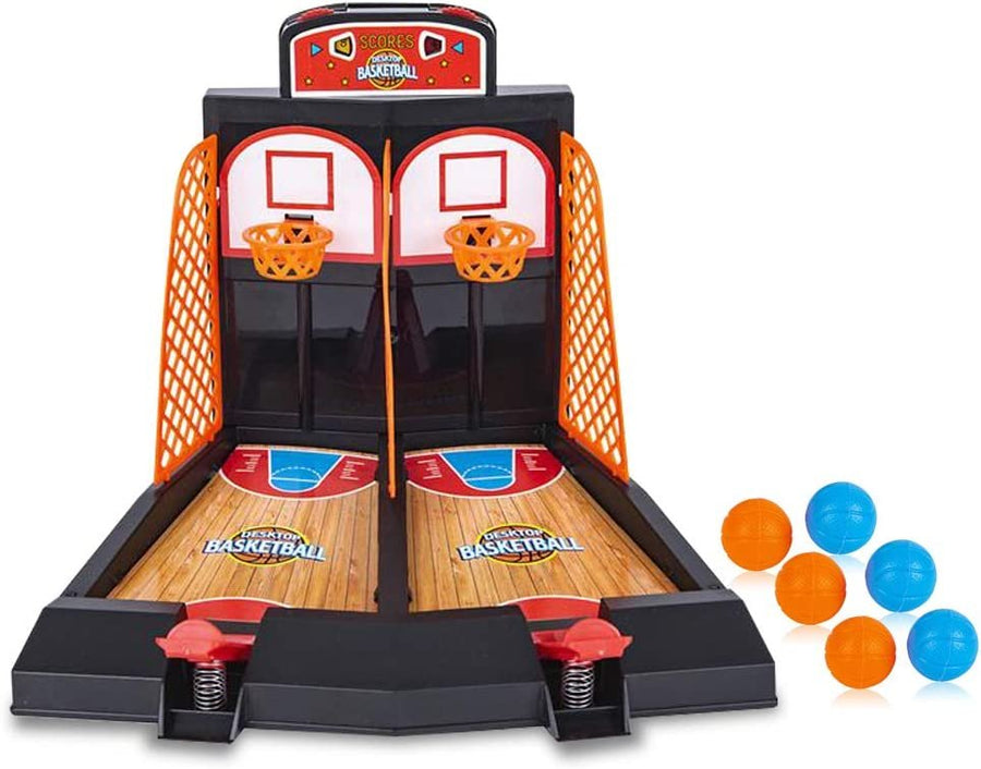 Desktop Arcade Basketball Game, Tabletop Indoor Basketball Shooting Game for Kids and Adults, Desk Games for Office for Adults, Best Gift Idea for Boys and Girls