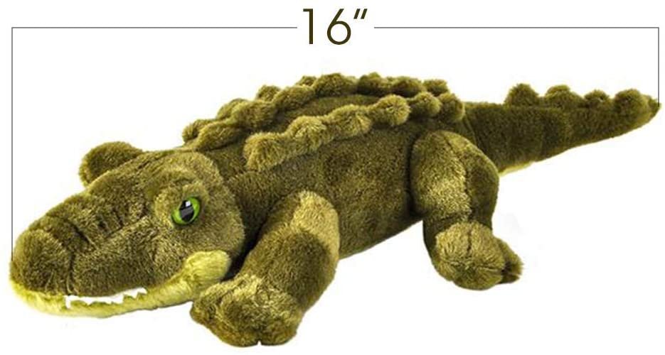 Alligator Plush Toy, 1 PC, Soft Stuffed Alligator Toy for Kids, Cute Home and Nursery Animal Decorations, Zoo Party Prop, Best Birthday Gift Idea, 16"es Long