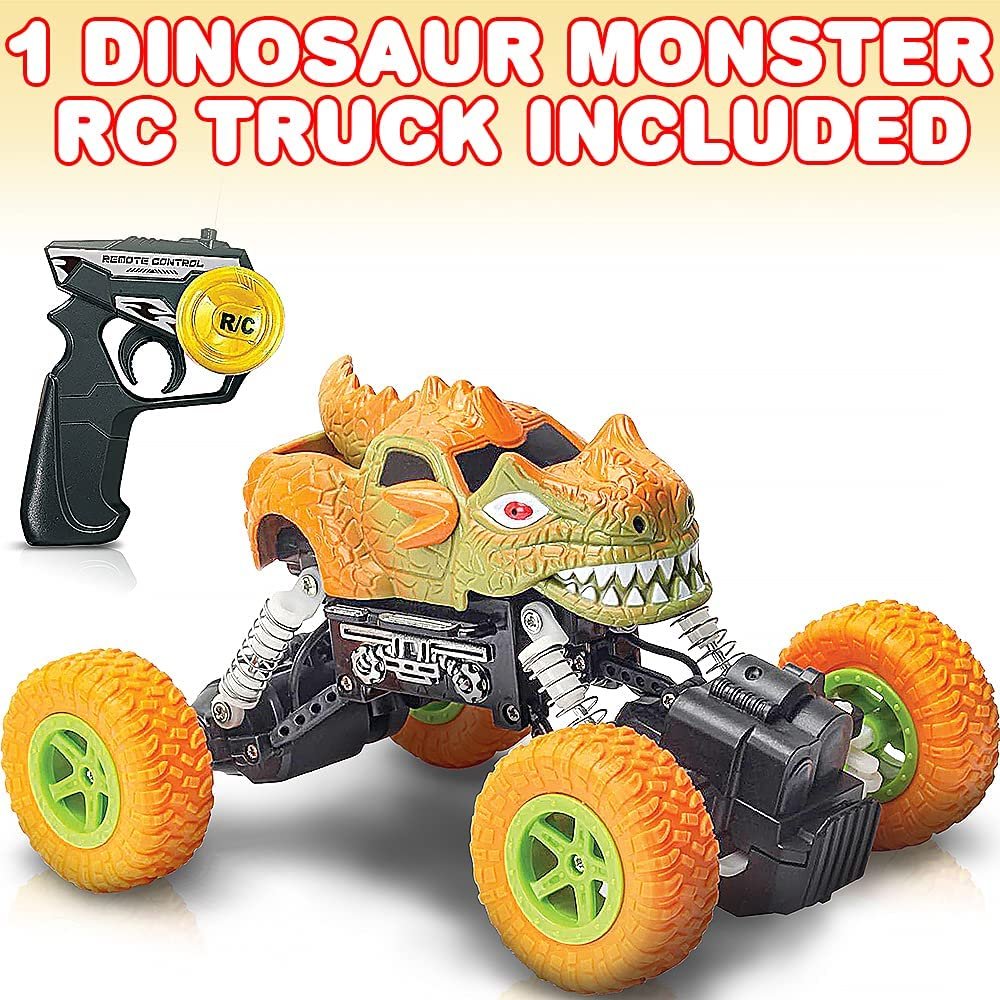 7.25” Remote Control Dinosaur Monster Truck
