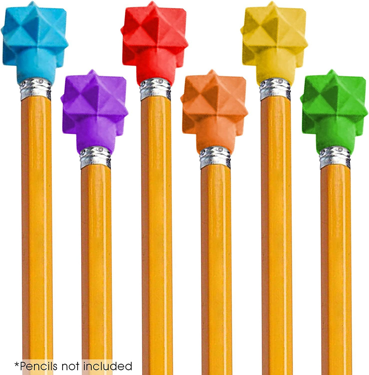 24Pcs Happy Birthday Pencils Fun Wooden Pencils with Top Erasers