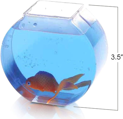 ArtCreativity Plastic Fish Bowl Set - 12 Pack - Cute Fishbowls for Carnival Ball Toss Games, Party Table Centerpieces - Unique Carnival Supplies, Birthday Party Decorations, Kids Activity