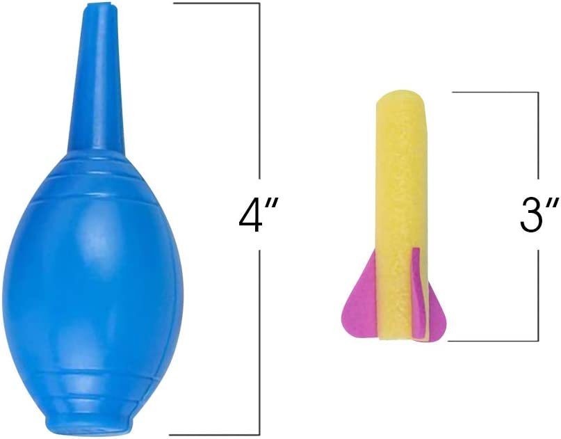 ArtCreativity Foam Rocket Launchers, Set of 12, Each Set with 1 Squeeze Launcher and 3 Foam Rockets, Assorted Colors, Fun Summer Outdoor Toys, Great Goodie Bag Fillers, Party Favors & Prizes for Kids