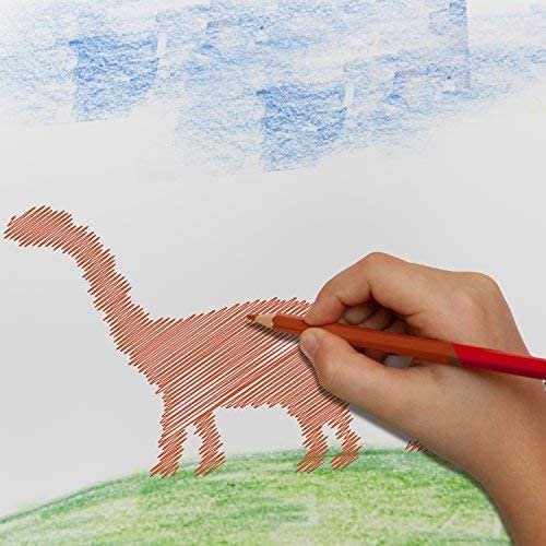 Karty Large Dinosaur Stencils for Kids Extra Thick Includes 20 Large Dinosaur Shapes with Pictures and Info About Each Dinosaur Most Durable Animal Stencils Available for Arts & Crafts