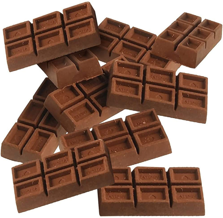 Scented Chocolate Bar Erasers, Set of 36, Rubber Candy Bar Erasers with a Delicious Scent, Cool Back to School Supplies, Classroom Prizes, and Stationery Party Favors for Kids