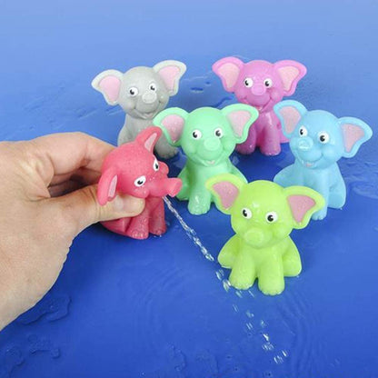 ArtCreativity Rubber Water Squirting Elephants, Pack of 12, Bathtub and Pool Toys for Kids, Safe and Durable Water Squirters, Birthday Party Favors, Goodie Bag Fillers