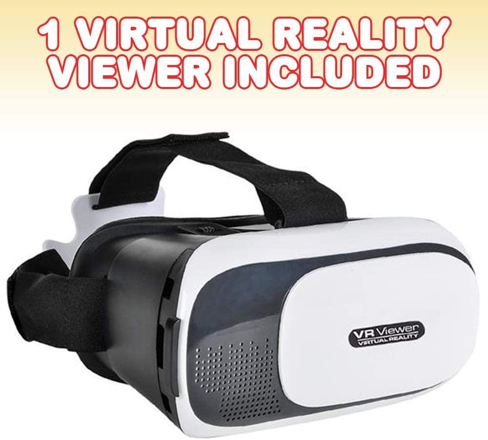 ArtCreativity VR Headset for Phone, 1 PC, Virtual Reality Headband Box for Kids and Adults, Virtual Reality Headset for 3D Panoramic Views, Birthday or Holiday Tech Gifts for Boys and Girls