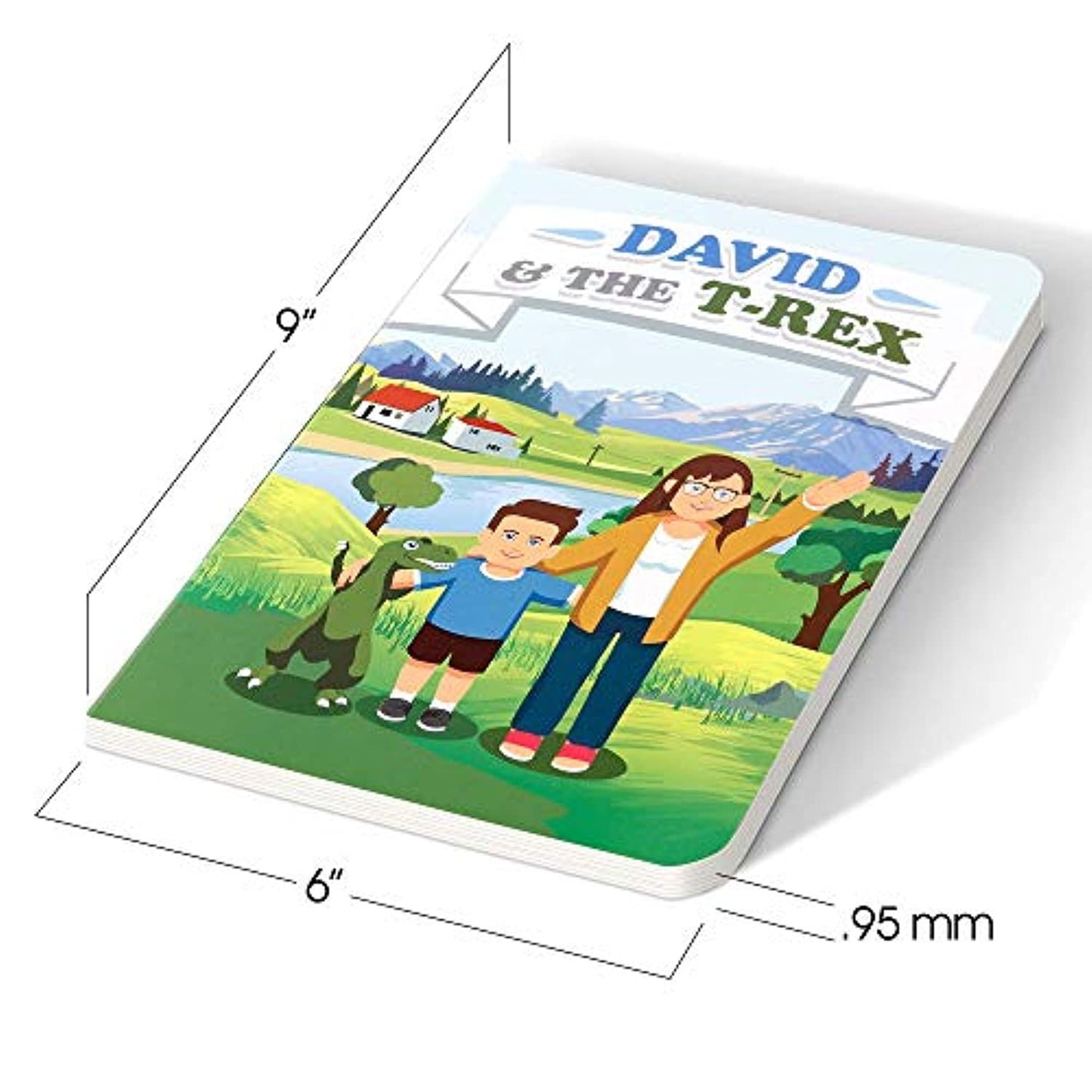ArtCreativity Educational Book for Kids | David and the T-Rex | Fun Children’s Learning Book About the Environment | Full Color Illustrations | Great Gift Idea for Preschool Boys, Girls, Toddlers