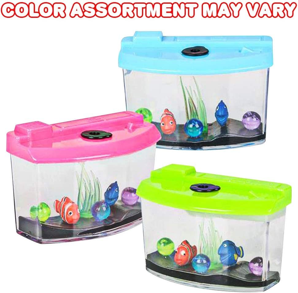 3 Growing Aquarium Toy for Kids Set of 3 Fish Grow 5X Bigger in W Art Creativity