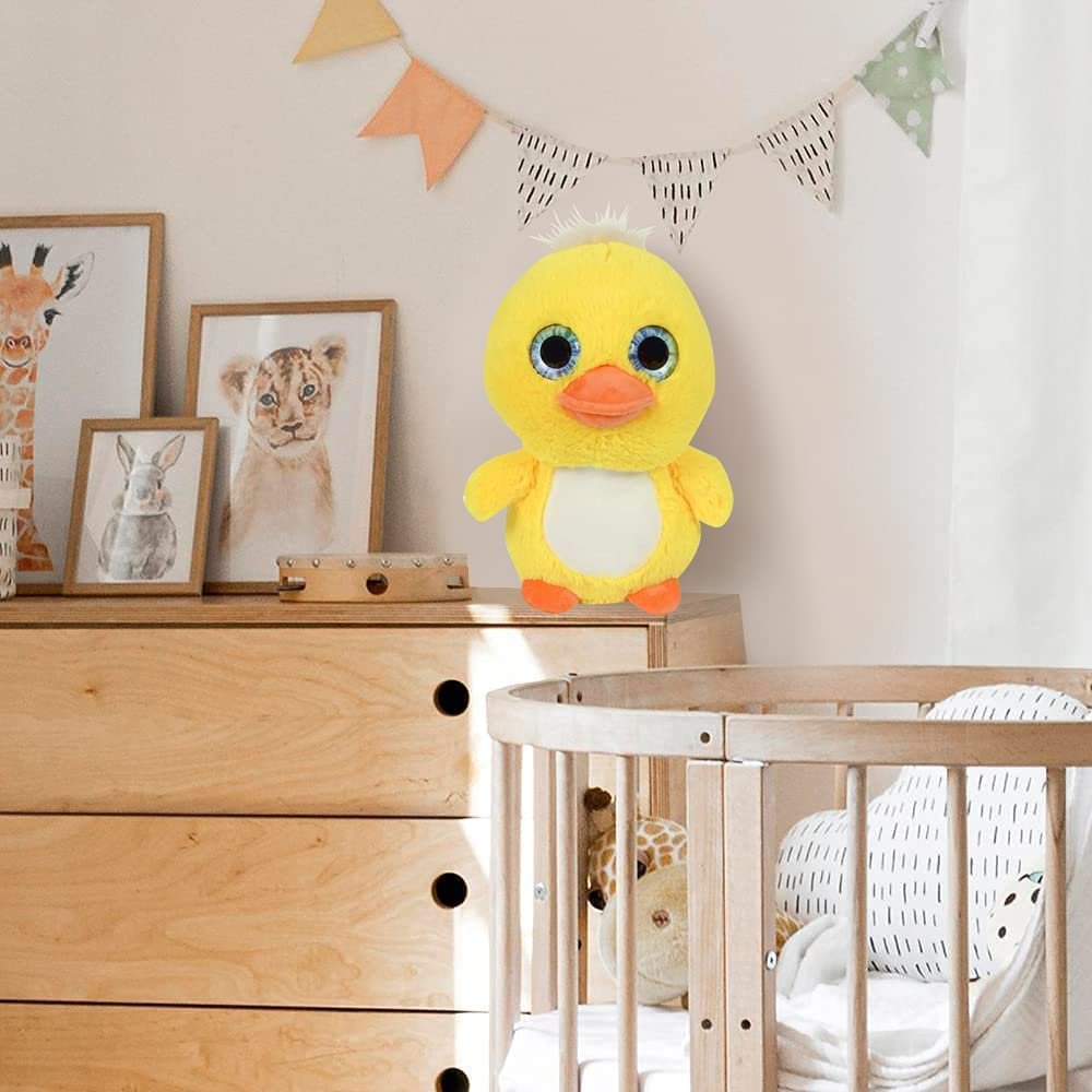 10" Plush Duck, Soft Stuffed Duck Toy for Kids, Home & Nursery Animal Decoration