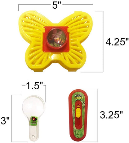 ArtCreativity Assorted Insect Bug Viewer Set of 2 for Kids Age 5+, Includes Magnifier, Holder & Multi-Tool, Assorted in Color, Style May Vary, STEM Educational Toy, Great Gift for Birthday & Holiday