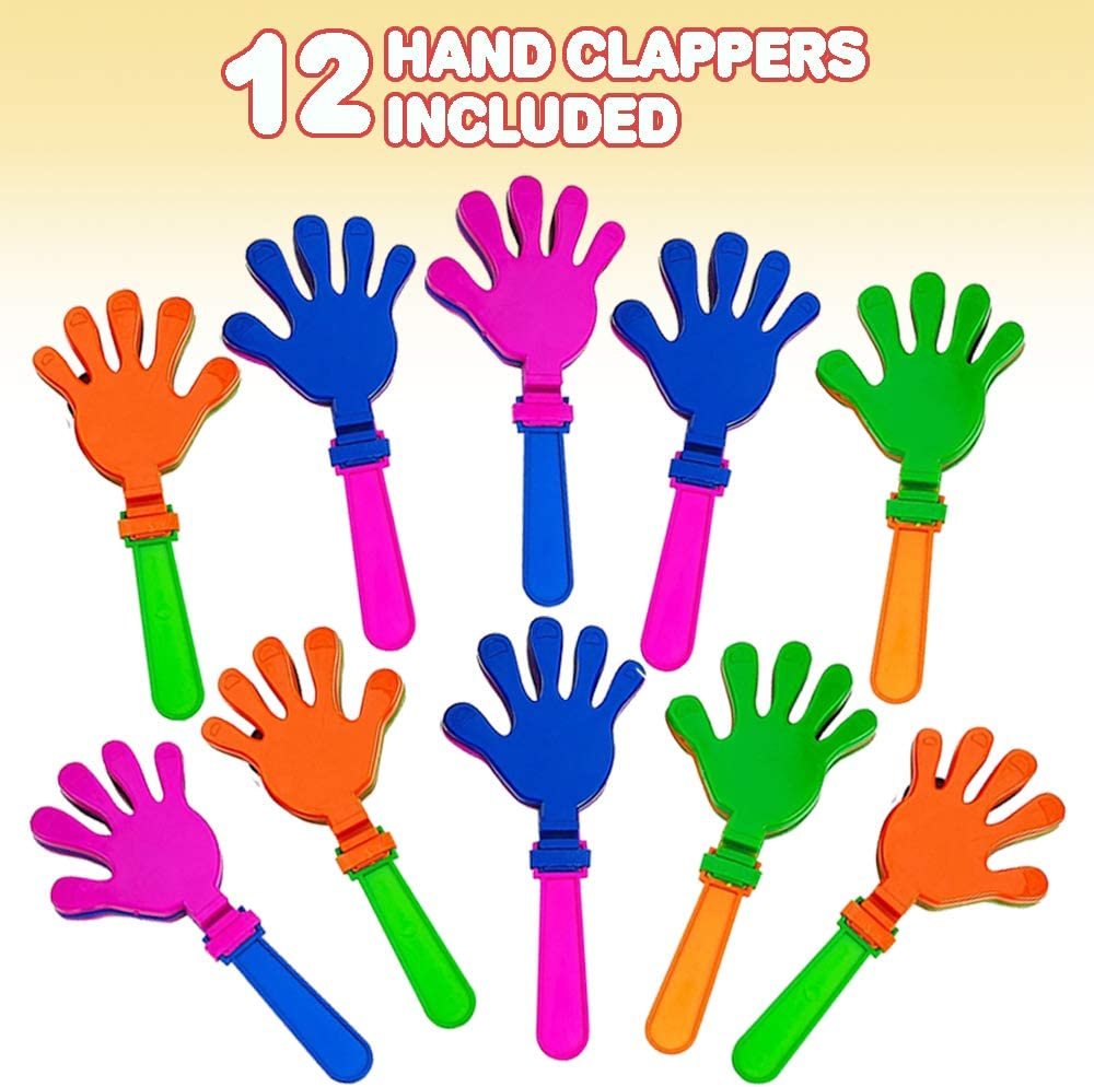 Hand Clappers - 12 Count: Rebecca's Toys & Prizes