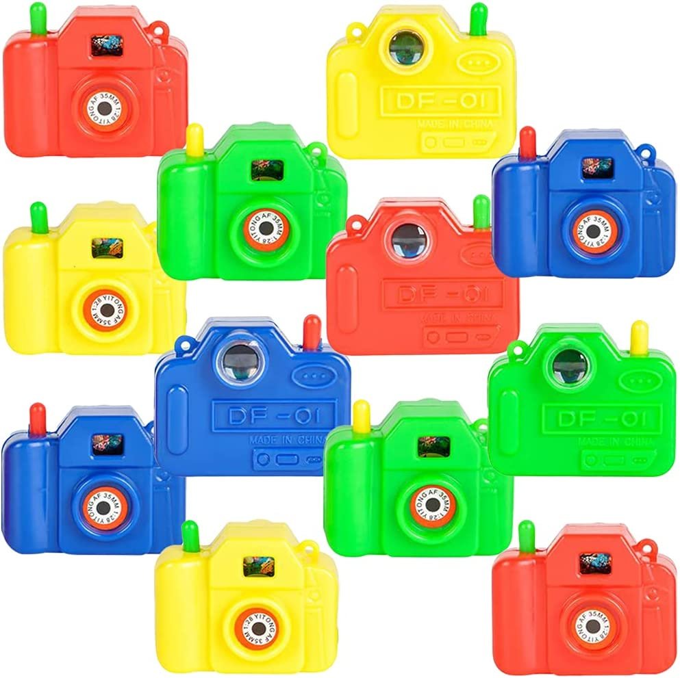 Mini Plastic Sea Life Camera Viewers, Set of 12, Children’s Pretend Play Prop with Images in Viewfinder, Fun Birthday Party Favors, Goodie Bag Fillers, Holiday Prize for Boys and Girls