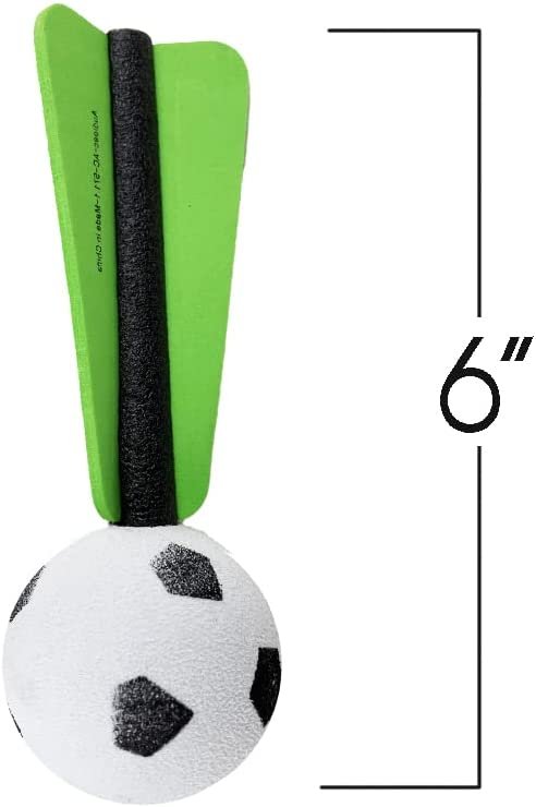 6" Jet Sports Balls - Set of 12 - Fun Flying Toys - Soft Safe Foam - Cool Summer Outdoor Activity - Sporty Birthday Party Favors for Boys, Girls, Toddlers - Goodie Bag Fillers