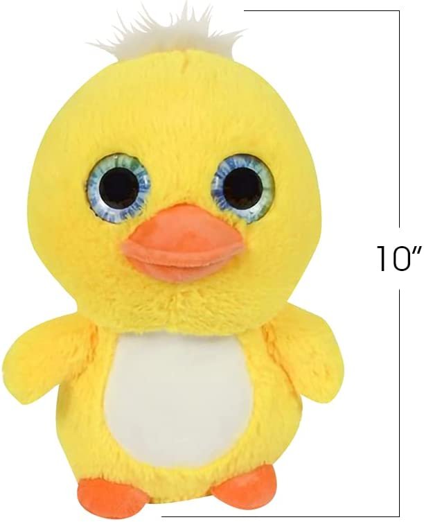 10" Plush Duck, Soft Stuffed Duck Toy for Kids, Home & Nursery Animal Decoration