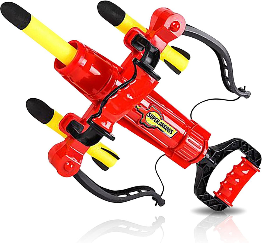 Monstrous Bow and Arrow Set – 12"es Big - Includes 1 Bow and 3 Foam Arrows - Slingshot Toy - Amazing Summer Gift from Moms for Kids Ages 3+