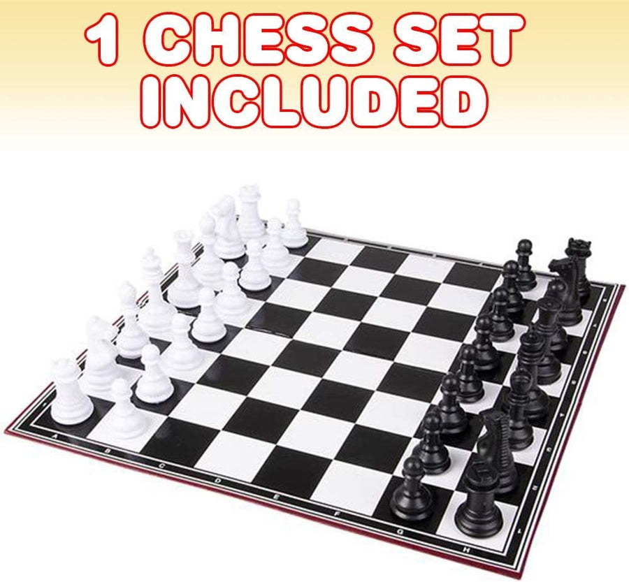 Gamie Chess Board Game, 14" Family Board Game for Game Night, Indoor Fun and Parties, Develops Logical Thinking and Strategy, Best Gift Idea for Kids