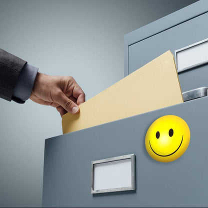 ArtCreativity Smiley Face Magnets, Set of 6, Emoji Party Favors for Kids and Adults, Cute Smile Face Fridge Magnets, Fun Goodie Bag Fillers, Stocking Stuffers, Classroom Prizes, Teacher Rewards