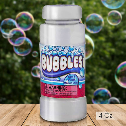 ArtCreativity 4 oz Bubble Solution Refill for Bubble Guns - 24 Pack 4oz Each - 24 Bottles Non-Toxic Bubble Fluid for Kids - Liquid for Bubble Machine, Bubble Blowing Gun, and Toy Wands