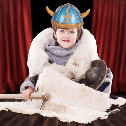 ArtCreativity Viking Helmet for Kids and Adults, 1PC, Viking Costume Helmet with Classic Horn Design, Viking Costume Prop for Halloween, Dress Up Parties, and Photo Booth, Unique Birthday Hat…