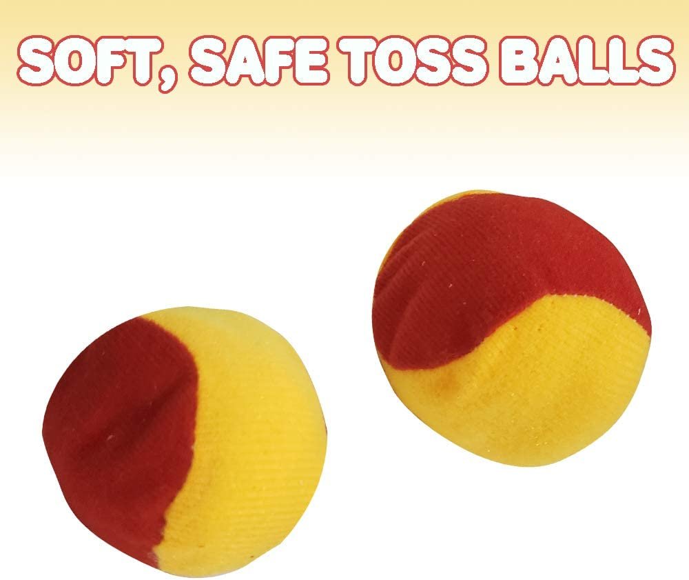 Gamie Head Catcher Game for Kids - Single Player Indoor and Outdoor Fun - Includes 1 Catcher Cap and 2 Soft Balls - Encourages Healthy Play - Great Gift for Boys, Girls, Toddlers