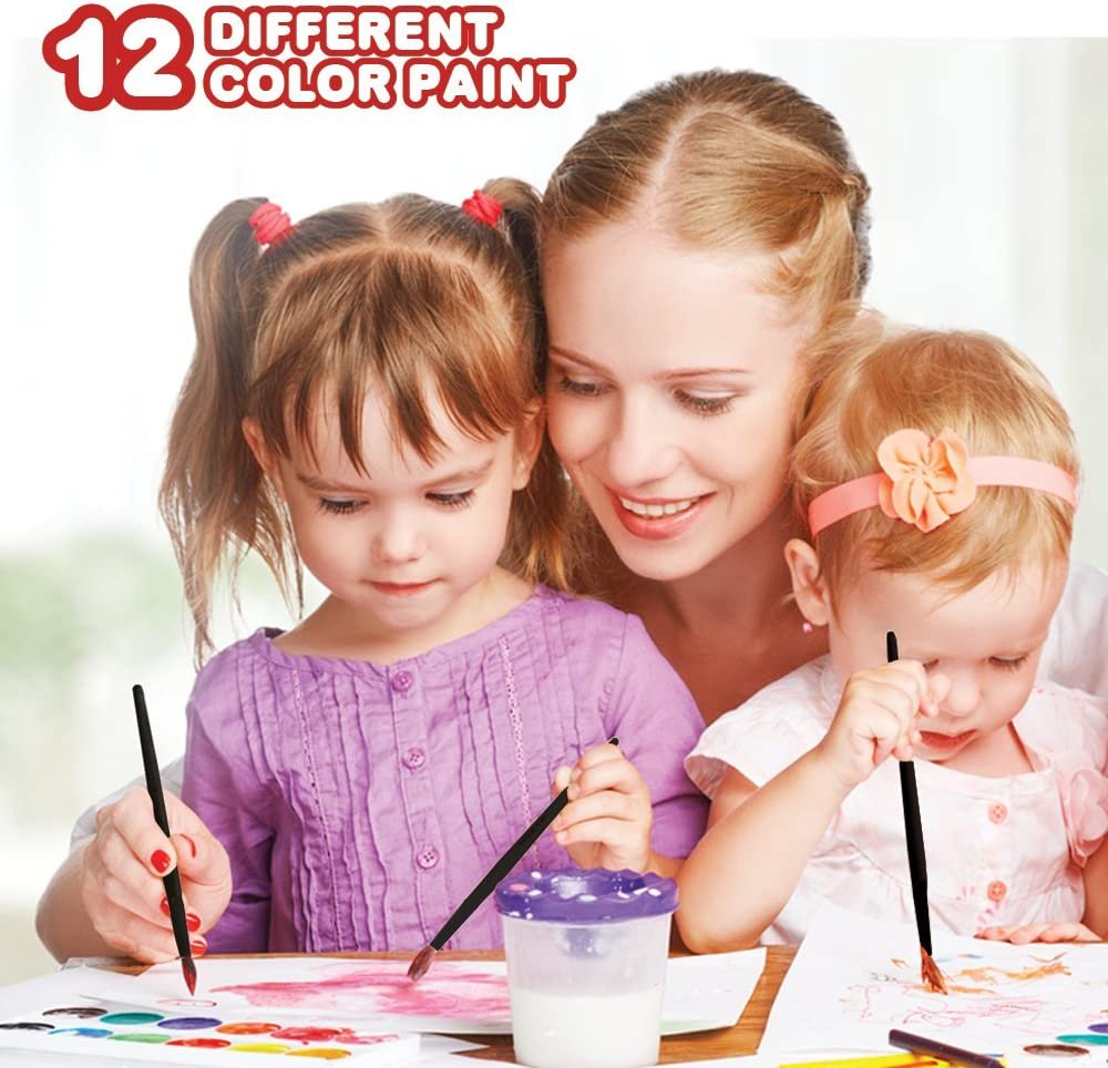 132-Piece Art Set, Deluxe Professional Color Set, Art Kit for Kids and –  Loomini