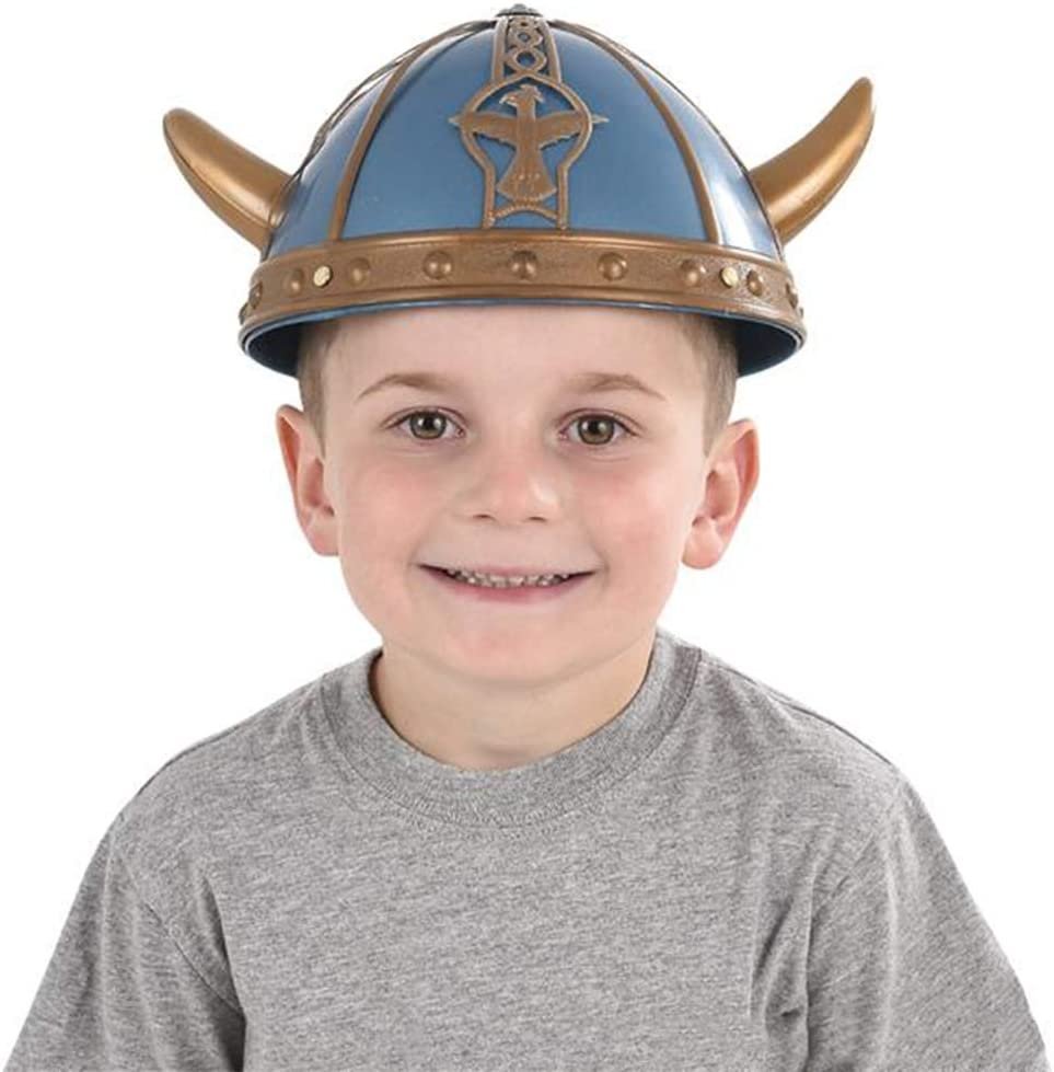 Viking Helmet for Kids and Adults, 1PC, Viking Costume Helmet with Classic Horn Design, Viking Costume Prop for Halloween, Dress Up Parties, and Photo Booth, Unique Birthday Hat…