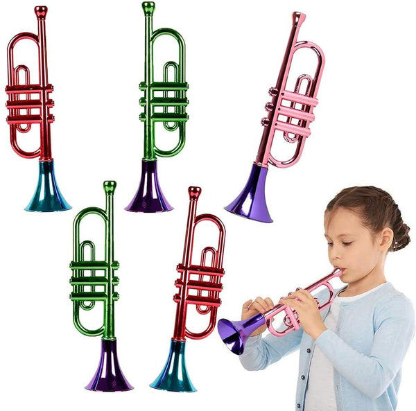 Trompette Jouet ABS – Instrument éducatif, Léger, Sonore – Cadeau Musical Enfant 3 Ans