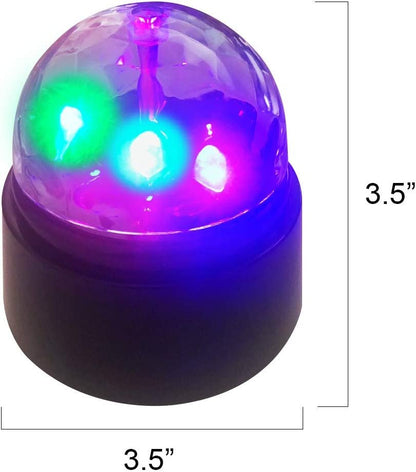 ArtCreativity Kaleidoscope LED Lamp, 1PC, Multi-Color LED Party Light for Kids and Adults, Battery Operated Decorative Lighting, Portable Mini Disco Light, Great Gift Idea for Boys and Girls
