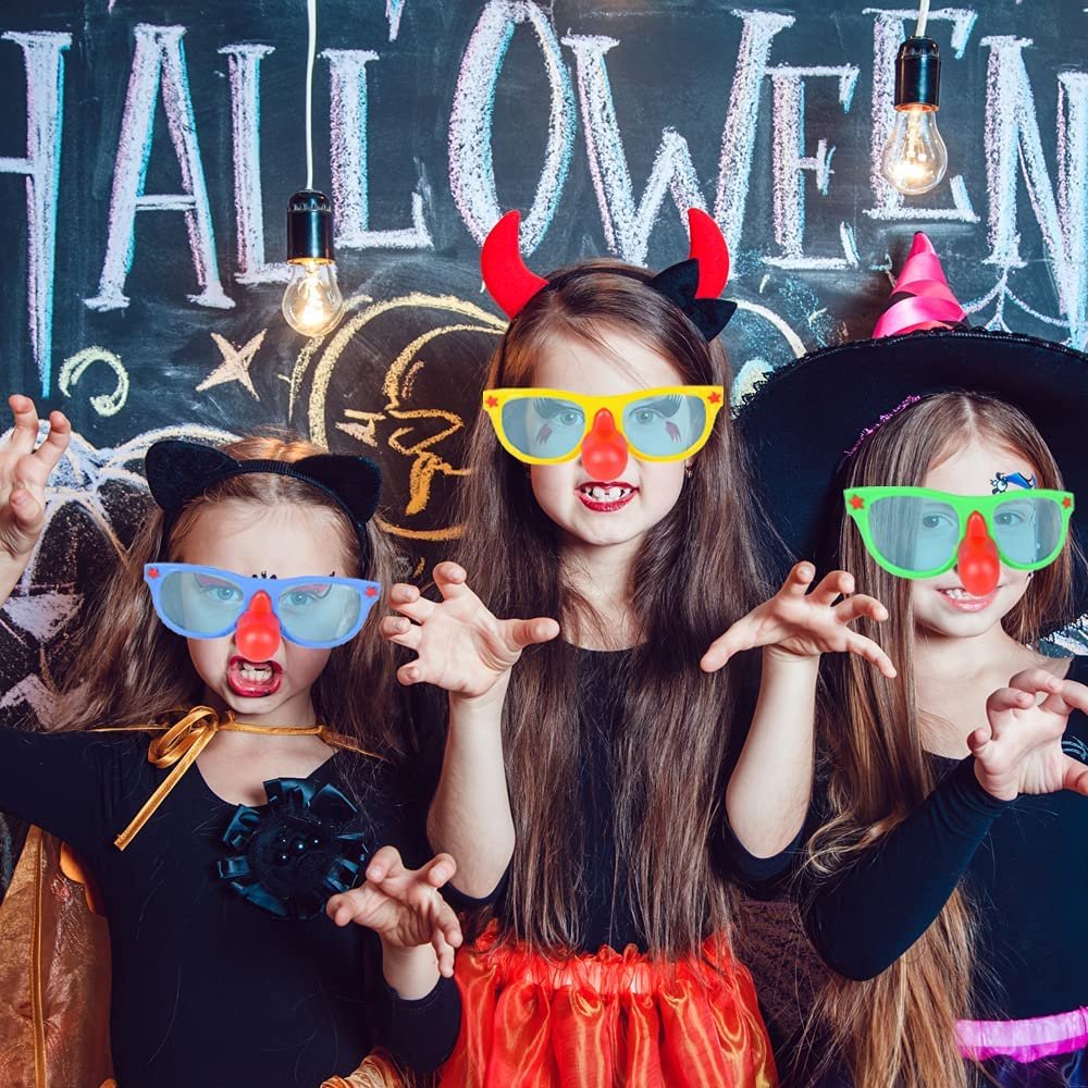 Funny Glasses FUNNY FASHION Jumbo Giant Clown Novelty Sunglasses