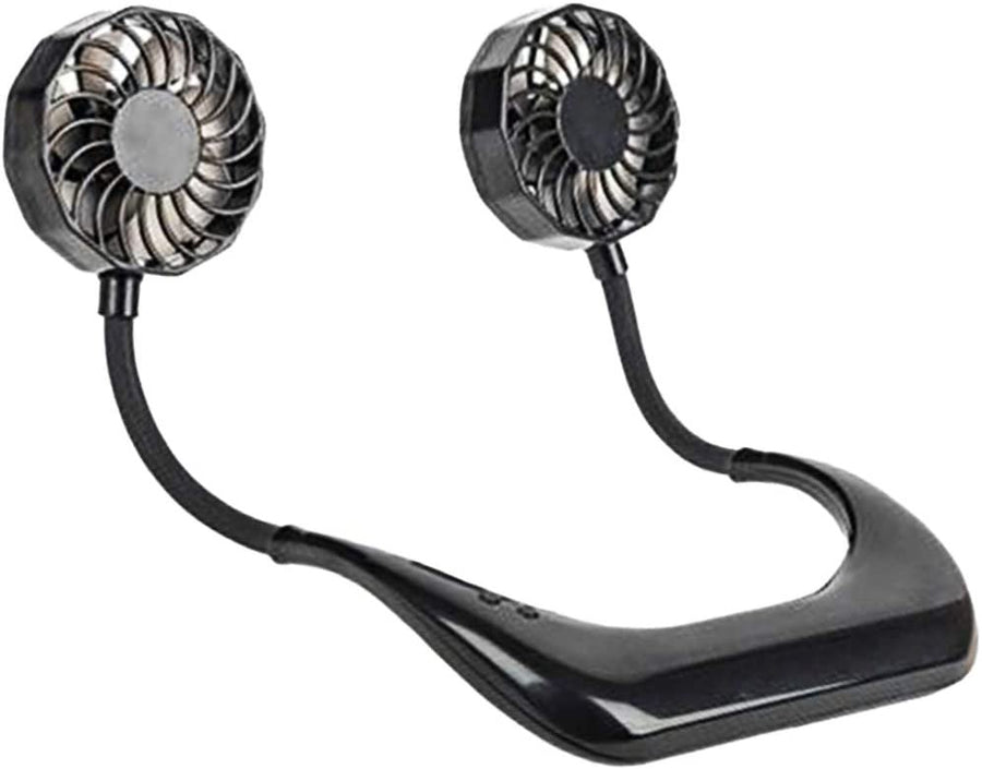 Hands-Free Light-Up Neck Fan, 1PC, Personal Cooling Fan for Kids and Adults with LED Effects, Battery-Operated Portable Fan for Hot Weather, Great Birthday or Holiday Gift