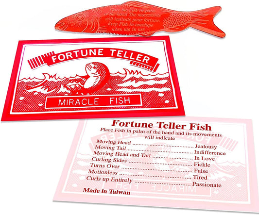 ArtCreativity Large 3.5 Inch Mood Fortune Teller Fish - Set of 72 - Cool Novelty Toy for Kids and Adults - Fun Science Learning Aid - Christmas Party Cracker Toy, Birthday Party Favor