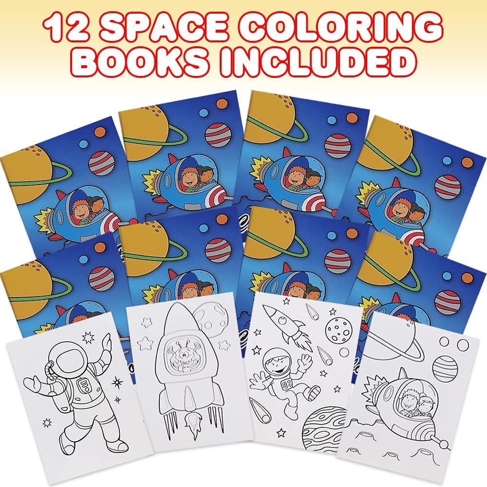 ArtCreativity Monster Coloring Books for Kids, Set of 12, 5 x 7