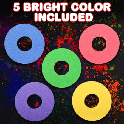 ArtCreativity Foam Disc Refill, Set of 48, Refill Pack for Disc Launcher Gun Set, Assortment of Colors, Quality Foam, Outdoor Games and Activities for Summer, Backyard, and Picnic Fun