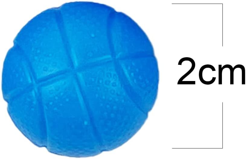 Mini Replacement Basketballs for Desktop Basketball Arcade Game, Set of 24, Plastic Basketball Toys in Blue and Orange, Accessories for The Desktop Basketball Shooting Game