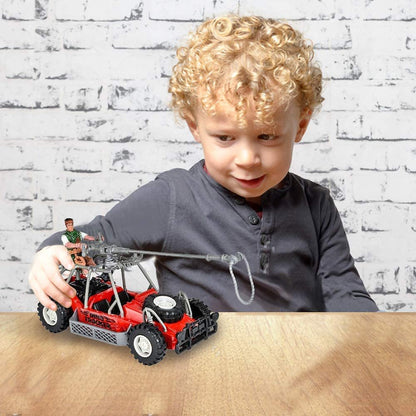 ArtCreativity Dino Dune Buggy Set, Cool Toy Car with Explorer Action Figure, Unique Dinosaur Toys for Boys and Girls, Pretend Play Kids’ Toys, Best Birthday and Holiday Dinosaur Gifts
