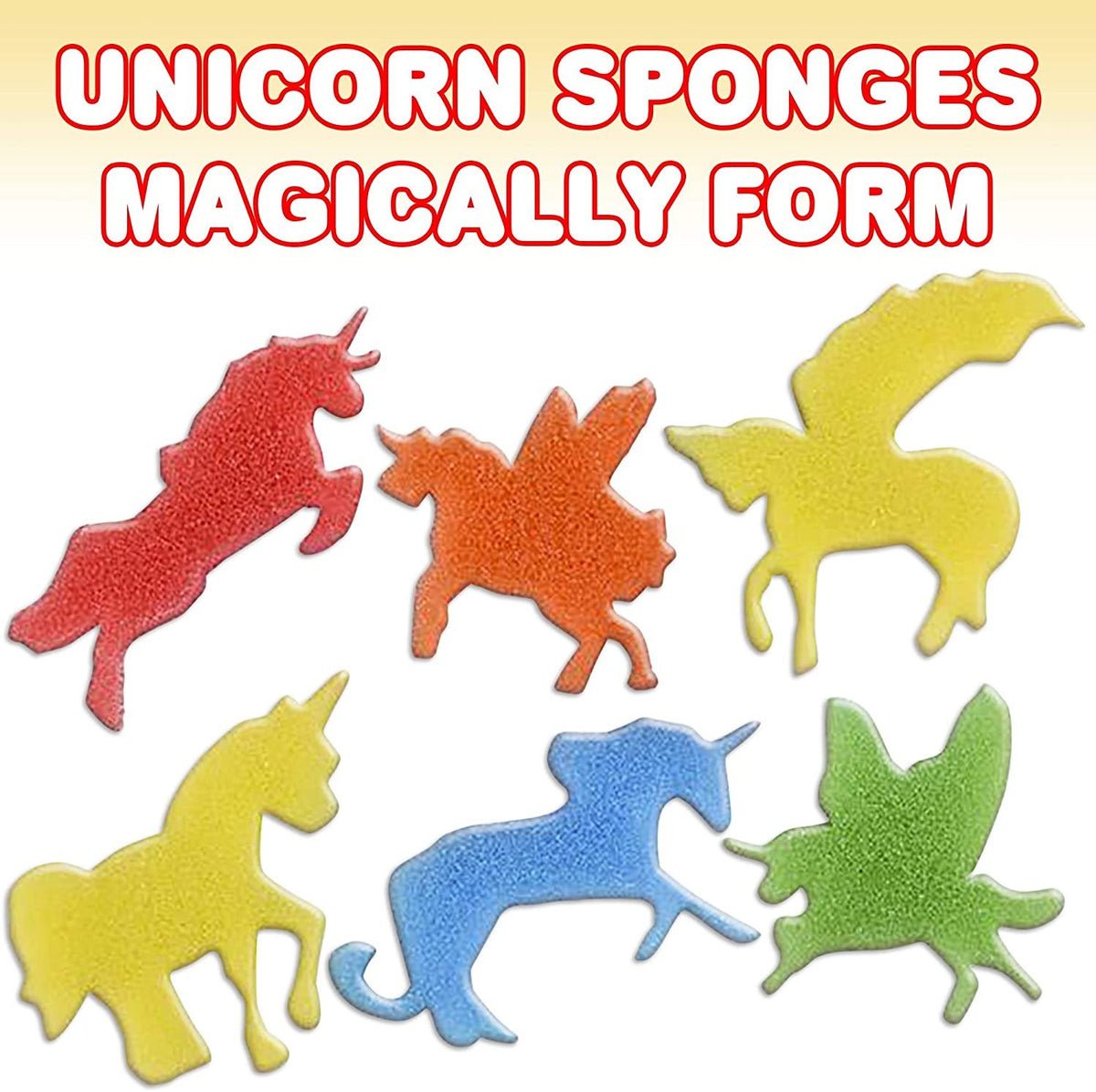 Magic Growing Unicorn Capsules - Grow in Water - 2 Packs with 12 Expanding Animals Capsules Each - Cute Color Variety - Kids’ Birthday Party Favors, Contest Prize or Gift Idea