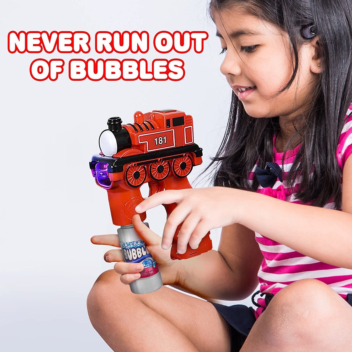 ArtCreativity 4 oz Bubble Solution Refill for Bubble Guns - 24 Pack 4oz Each - 24 Bottles Non-Toxic Bubble Fluid for Kids - Liquid for Bubble Machine, Bubble Blowing Gun, and Toy Wands