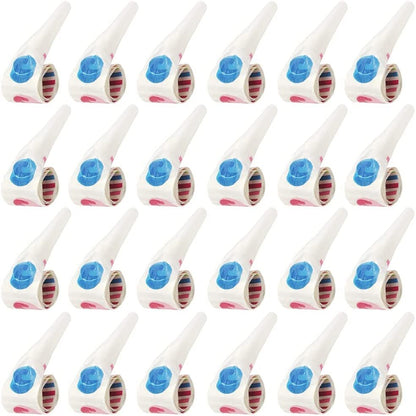 ArtCreativity Candy Blow Outs Whistles - Party Pack of 24 Musical Blowouts Noisemakers - Fun Candy Designs, Birthday Party Supplies and Favors for Kids and Adults, Goody Bag and Piñata Fillers