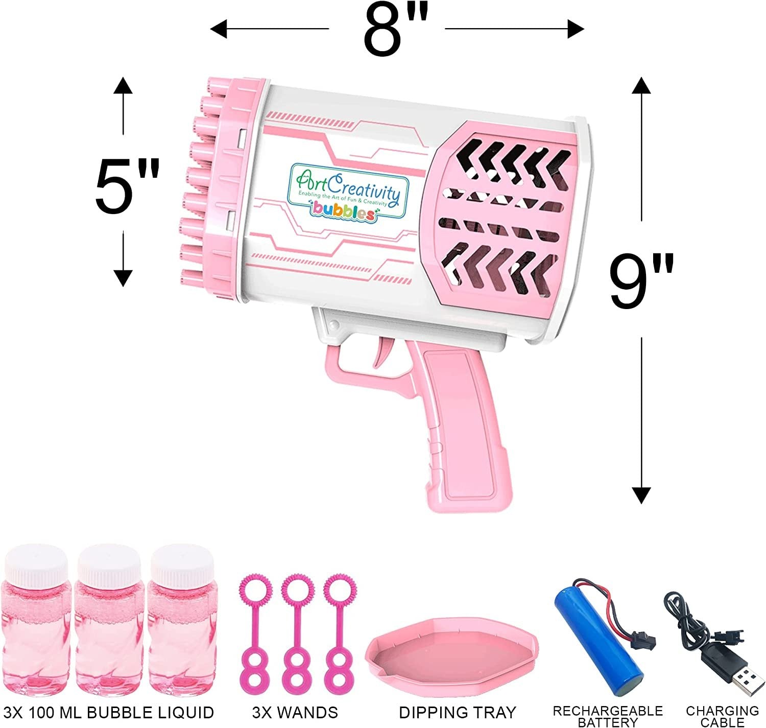 Pink toy online machine gun