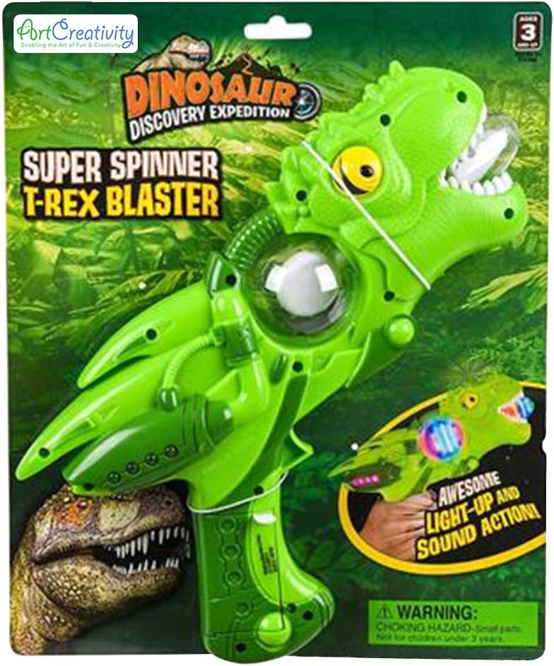 ept light&music spinosaurus bubble gun dinosaur