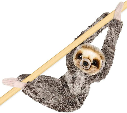 ArtCreativity Hanging Sloth Plush Toy, 23 Inch Stuffed Sloth with Realistic Design, Soft and Huggable, Cute Nursery Decor, Best Birthday Gift for Boys and Girls