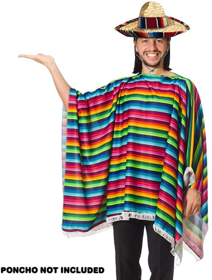 ArtCreativity Mexican Sombrero Hat, Straw Hat for Kids’ Mariachi Costume, Cinco De Mayo Sombrero Party Hat with Chin Strap, Fits Most Kids, Fiesta Party Favors and Decorations, Stage Play Prop